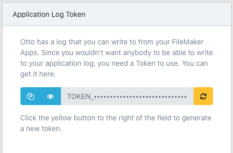 App Log Token