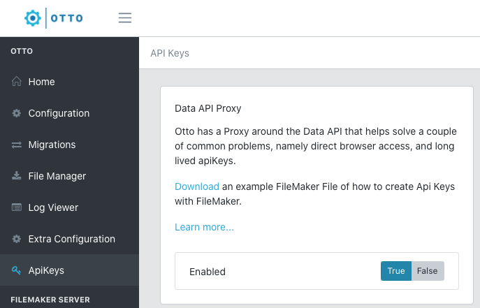 Downloading the OttoDeveloperAPI Utility File