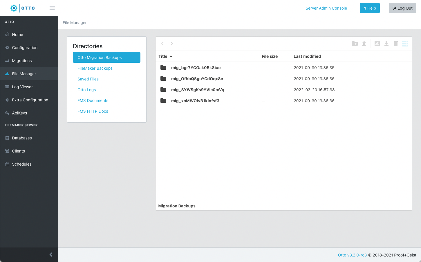 File manager overview